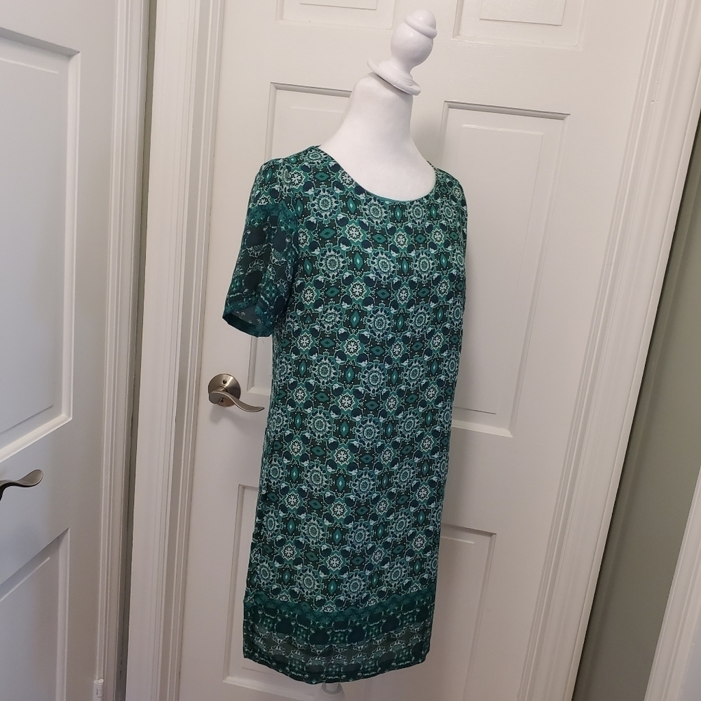 Mi Ami Green Mini Dress Size SMALL - Picture 4 of 10